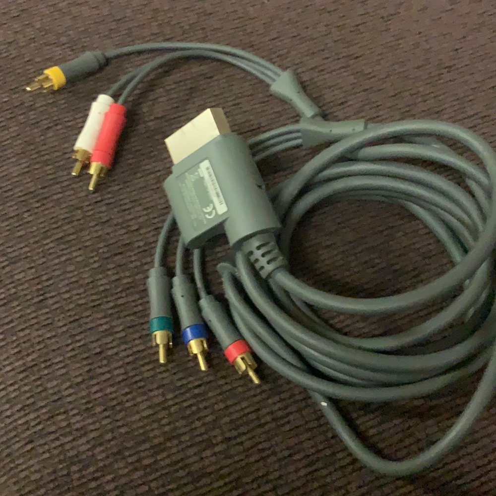 Xbox 360 component HD AV cable